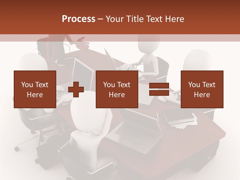 Worker Success Communicating PowerPoint Template