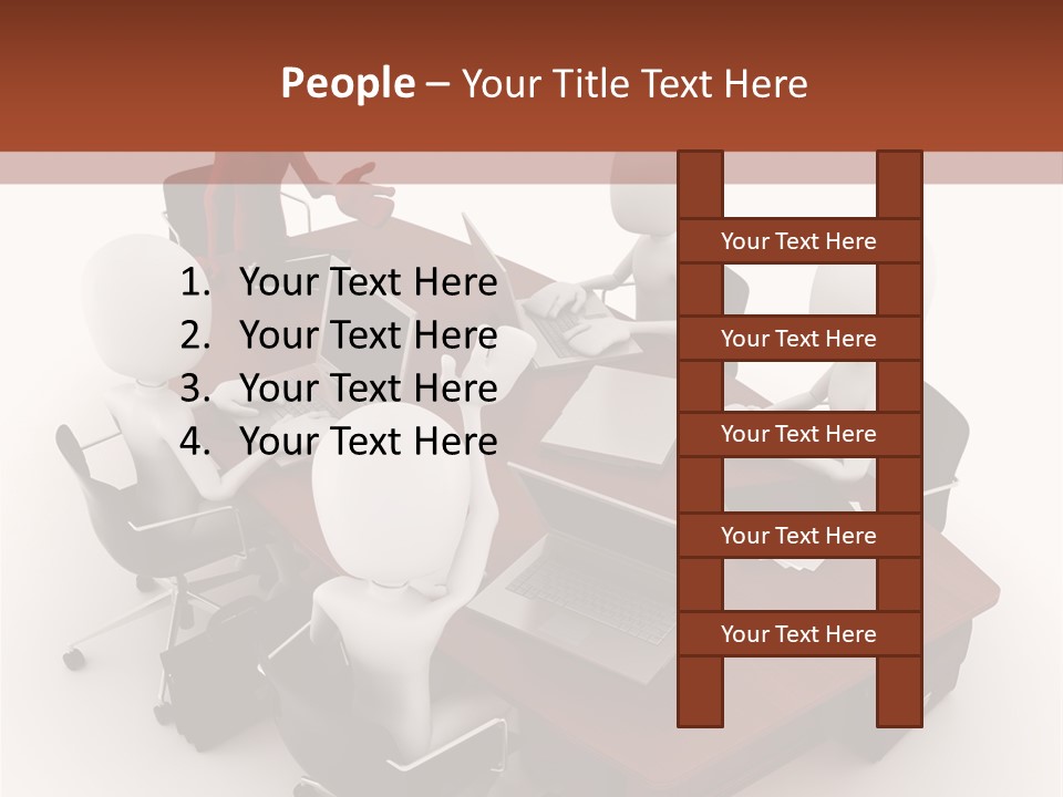 Worker Success Communicating PowerPoint Template