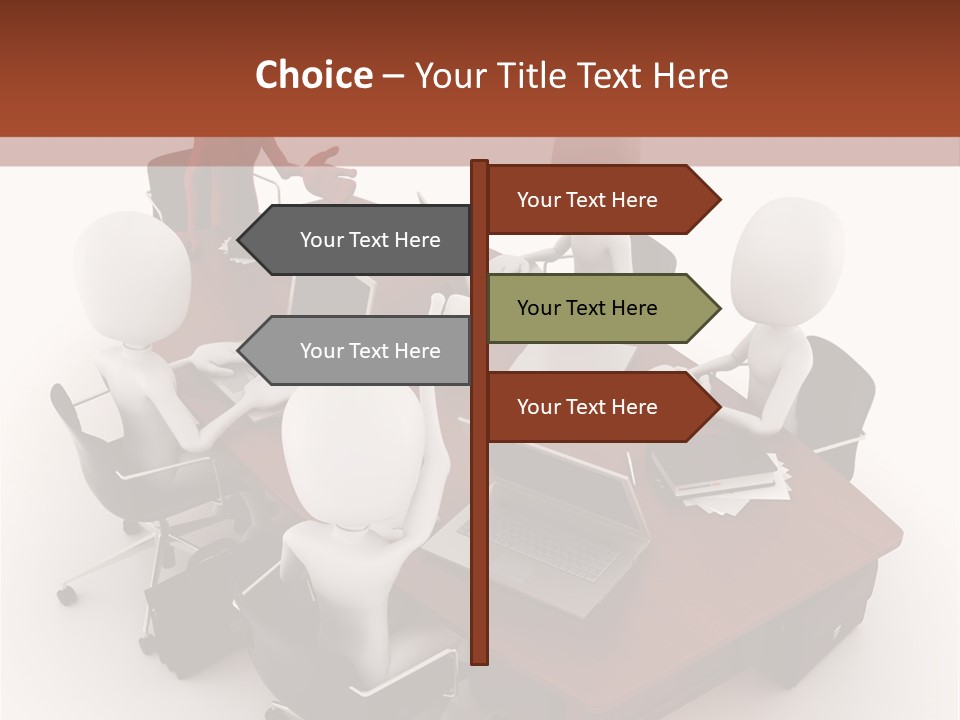 Worker Success Communicating PowerPoint Template