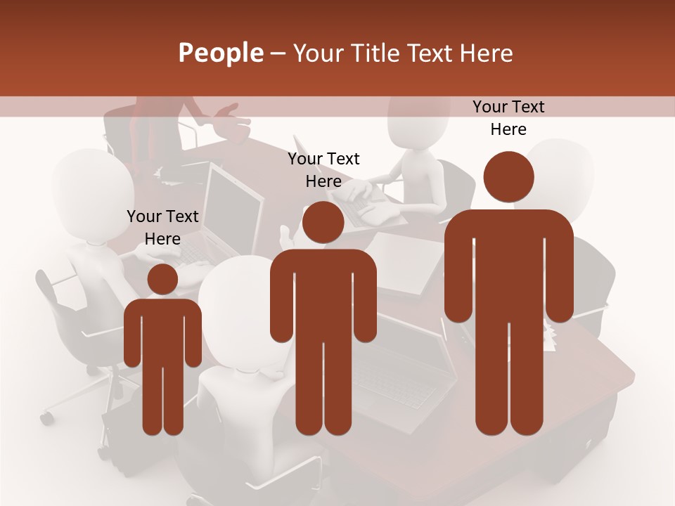 Worker Success Communicating PowerPoint Template
