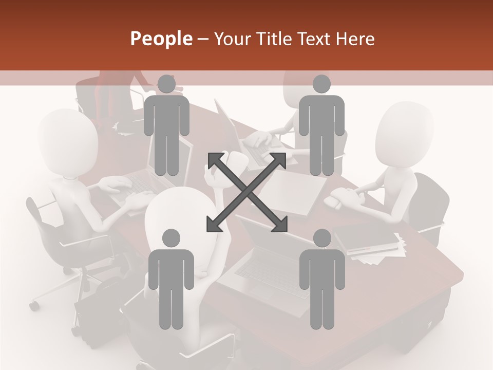 Worker Success Communicating PowerPoint Template