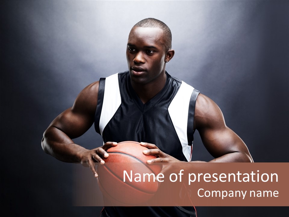 Male Cool Exercise PowerPoint Template