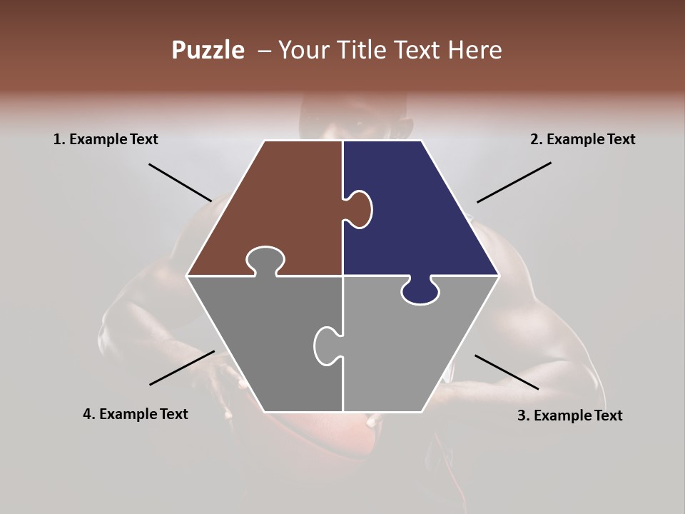 Male Cool Exercise PowerPoint Template