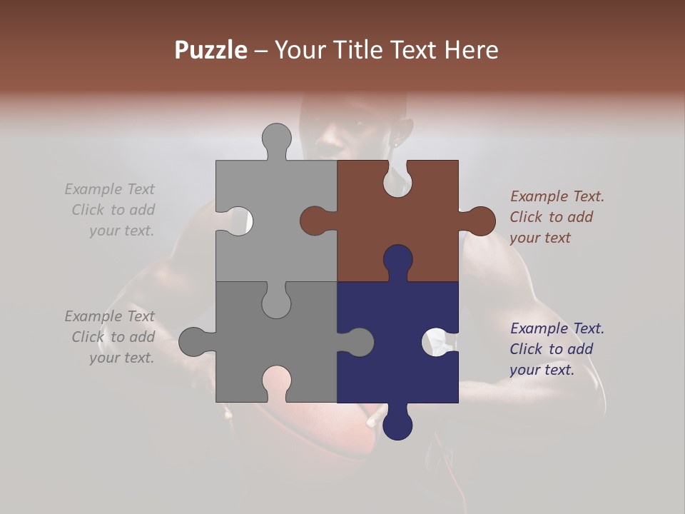 Male Cool Exercise PowerPoint Template