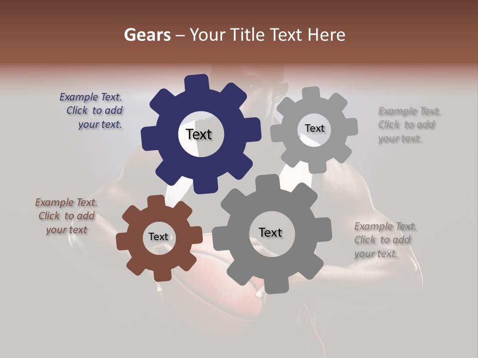 Male Cool Exercise PowerPoint Template