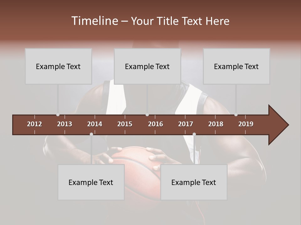 Male Cool Exercise PowerPoint Template
