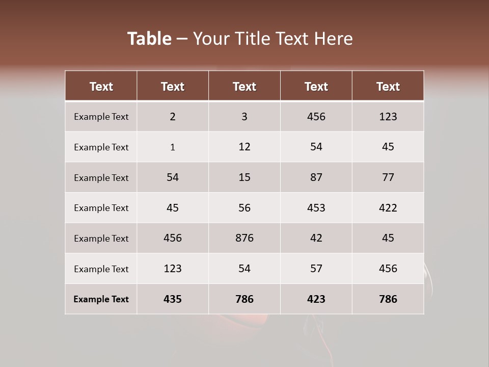 Male Cool Exercise PowerPoint Template