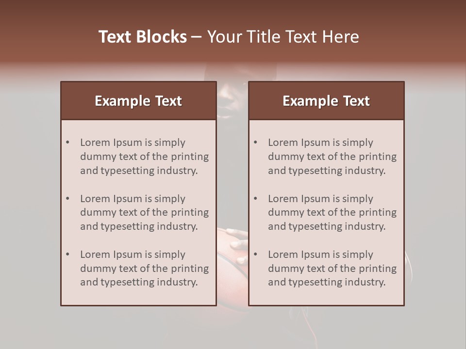 Male Cool Exercise PowerPoint Template