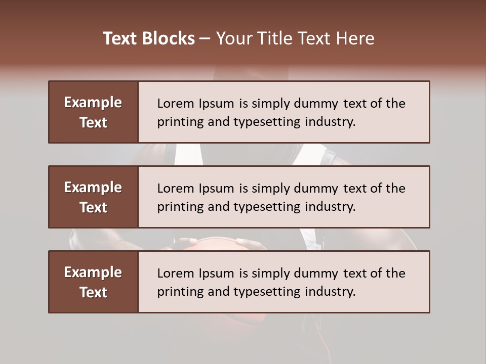 Male Cool Exercise PowerPoint Template