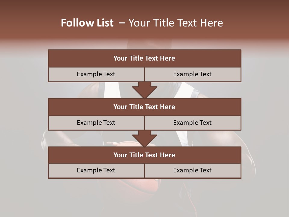 Male Cool Exercise PowerPoint Template