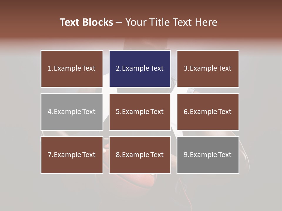 Male Cool Exercise PowerPoint Template