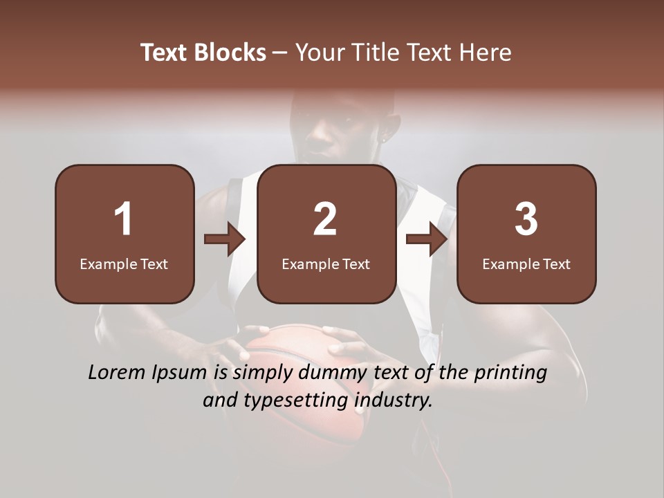 Male Cool Exercise PowerPoint Template