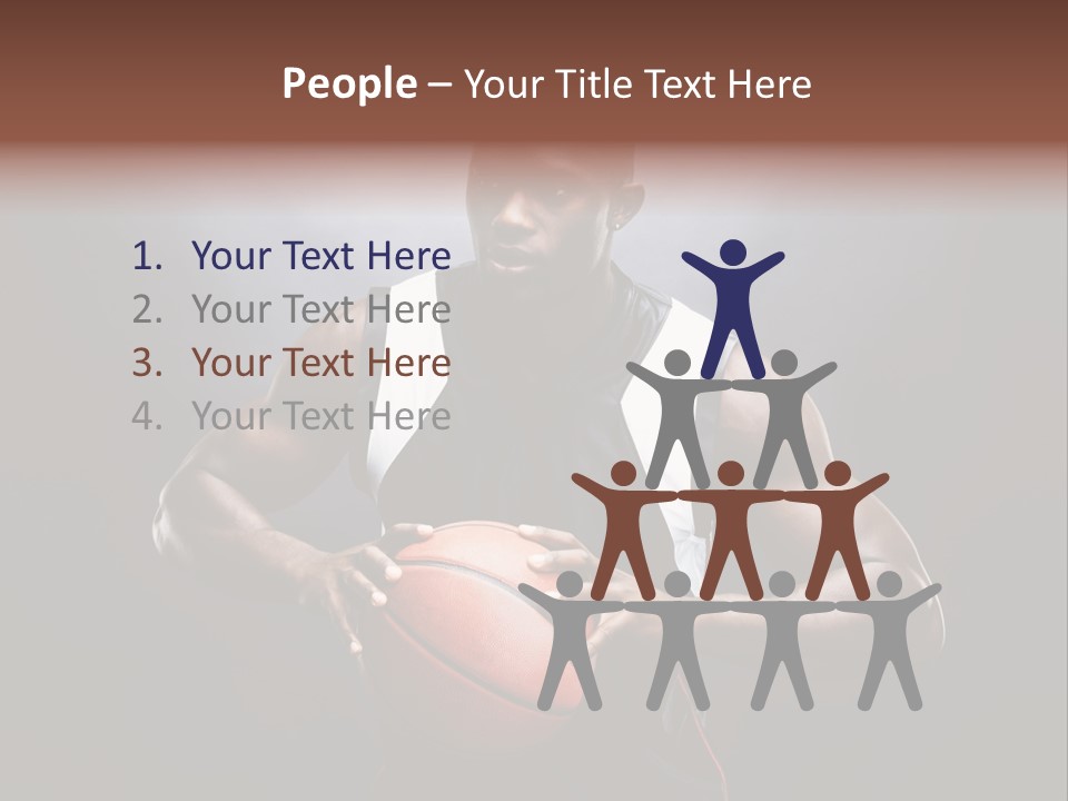 Male Cool Exercise PowerPoint Template