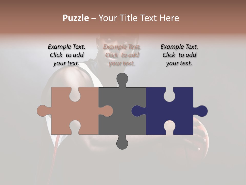 Player Man Human PowerPoint Template