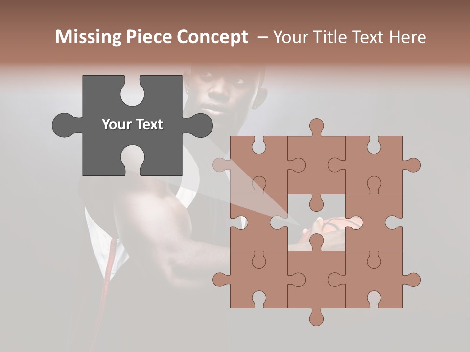 Player Man Human PowerPoint Template