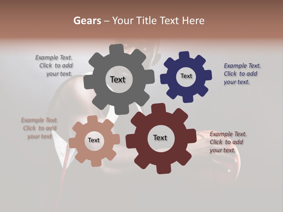 Player Man Human PowerPoint Template