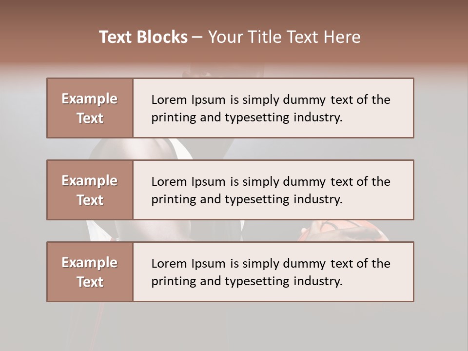 Player Man Human PowerPoint Template