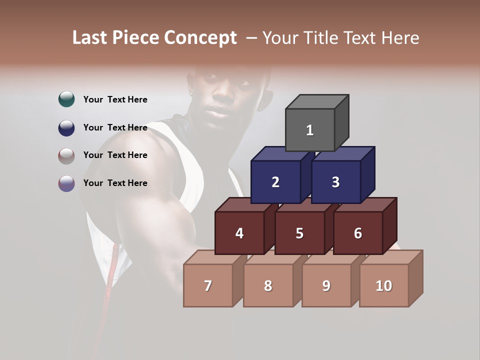 Player Man Human PowerPoint Template