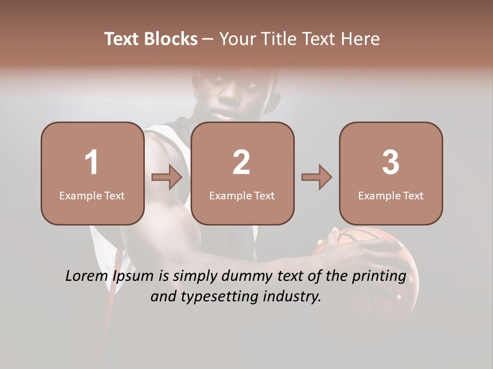 Player Man Human PowerPoint Template