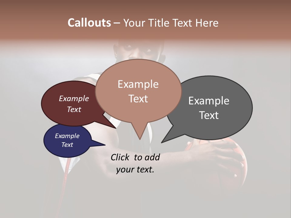 Player Man Human PowerPoint Template