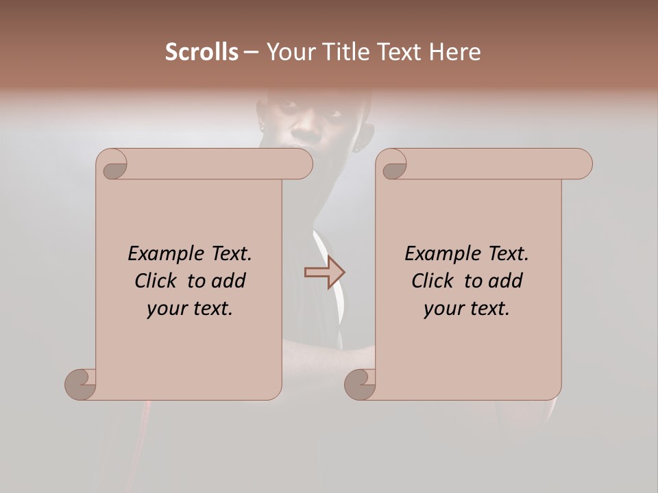 Player Man Human PowerPoint Template