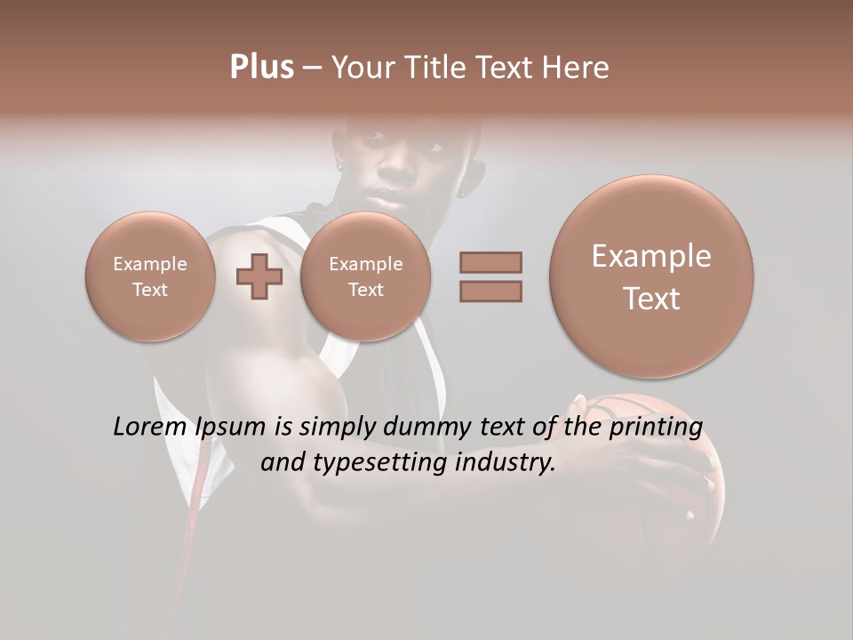 Player Man Human PowerPoint Template
