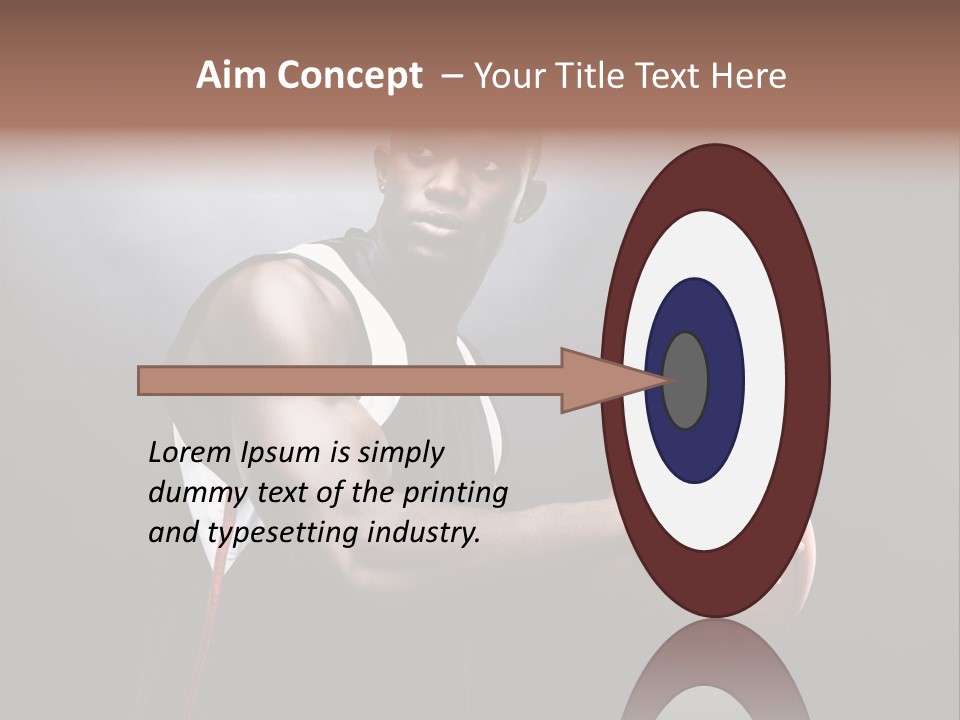 Player Man Human PowerPoint Template