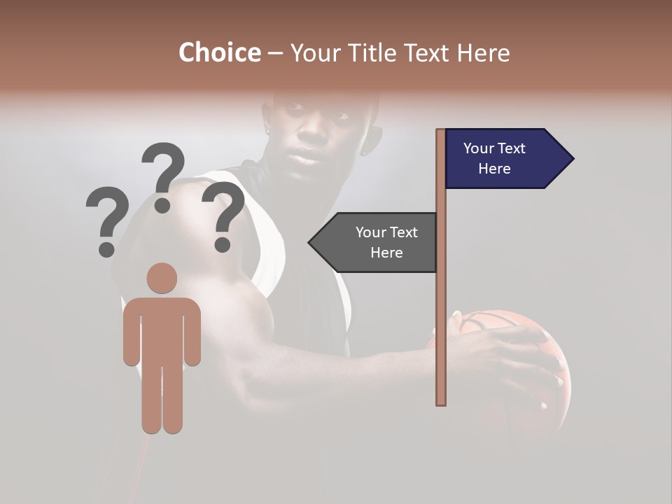 Player Man Human PowerPoint Template