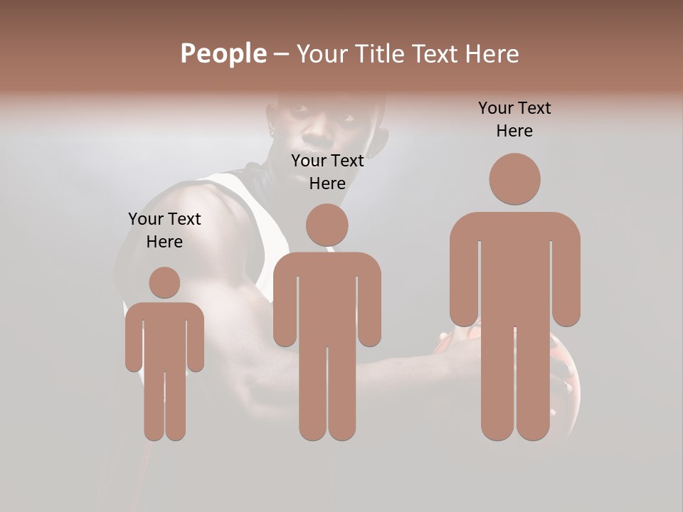 Player Man Human PowerPoint Template