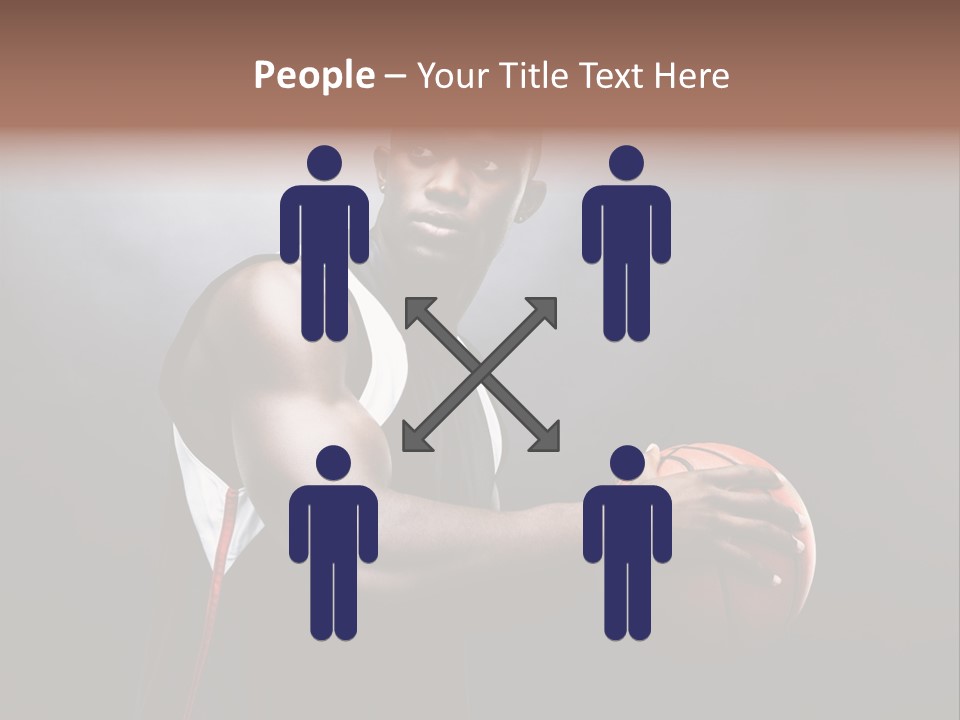 Player Man Human PowerPoint Template