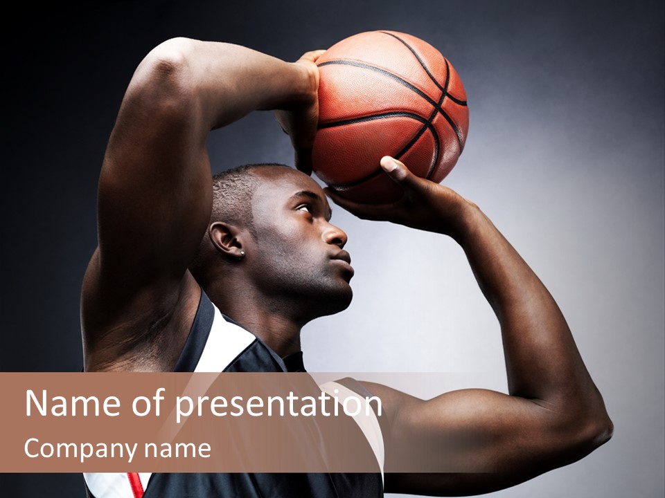 Looking Basket Trainer PowerPoint Template