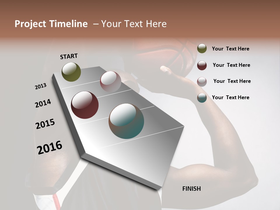 Looking Basket Trainer PowerPoint Template