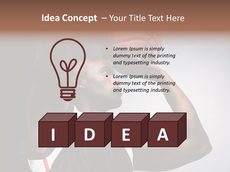 Looking Basket Trainer PowerPoint Template