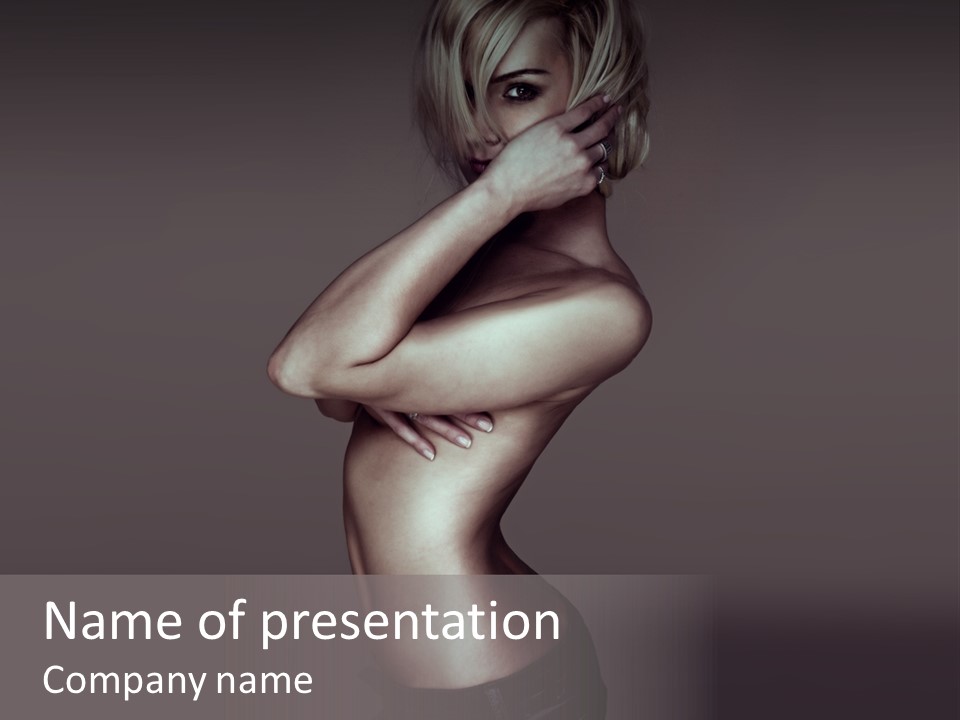 Dark Body Skin PowerPoint Template