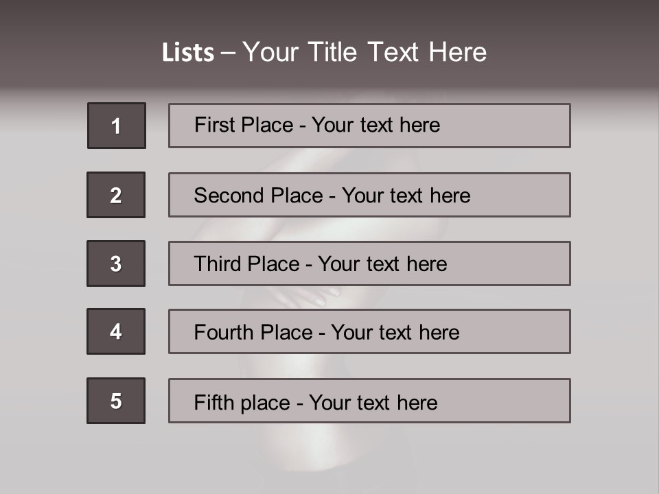 Dark Body Skin PowerPoint Template