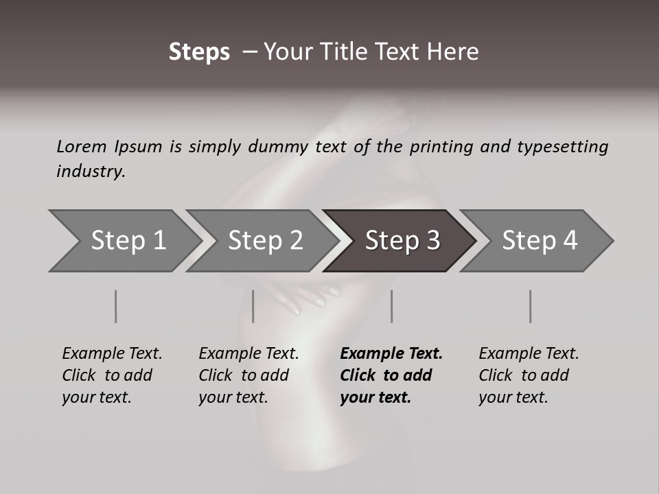 Dark Body Skin PowerPoint Template