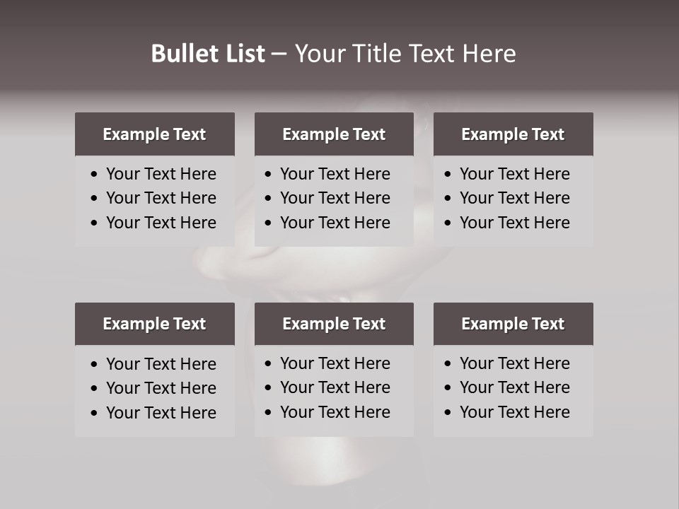 Dark Body Skin PowerPoint Template