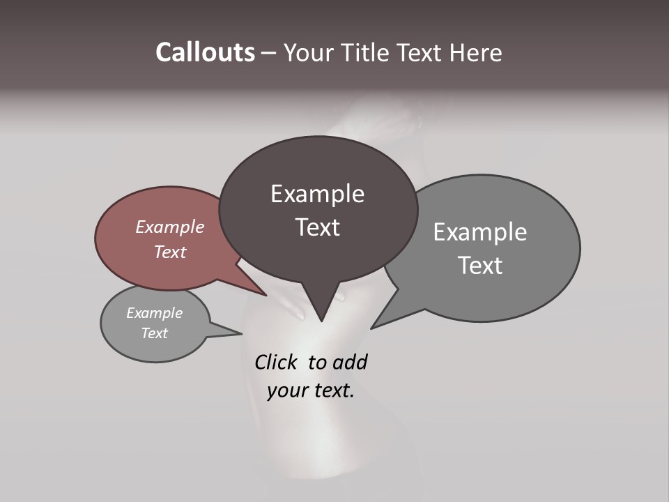 Dark Body Skin PowerPoint Template