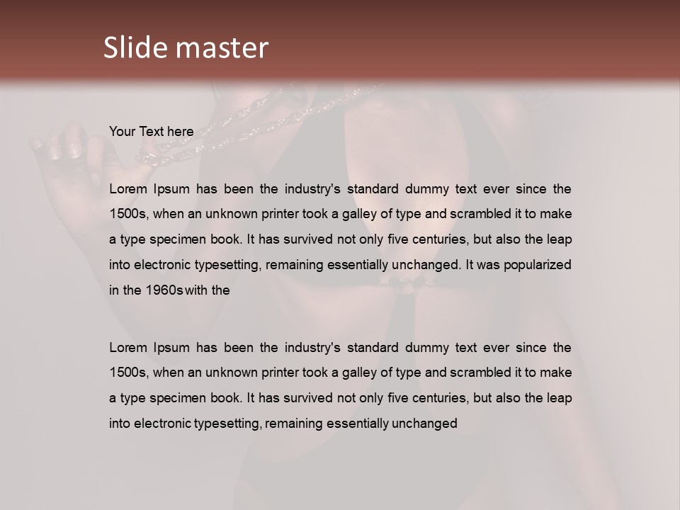 Beauty Girl Suggestive PowerPoint Template