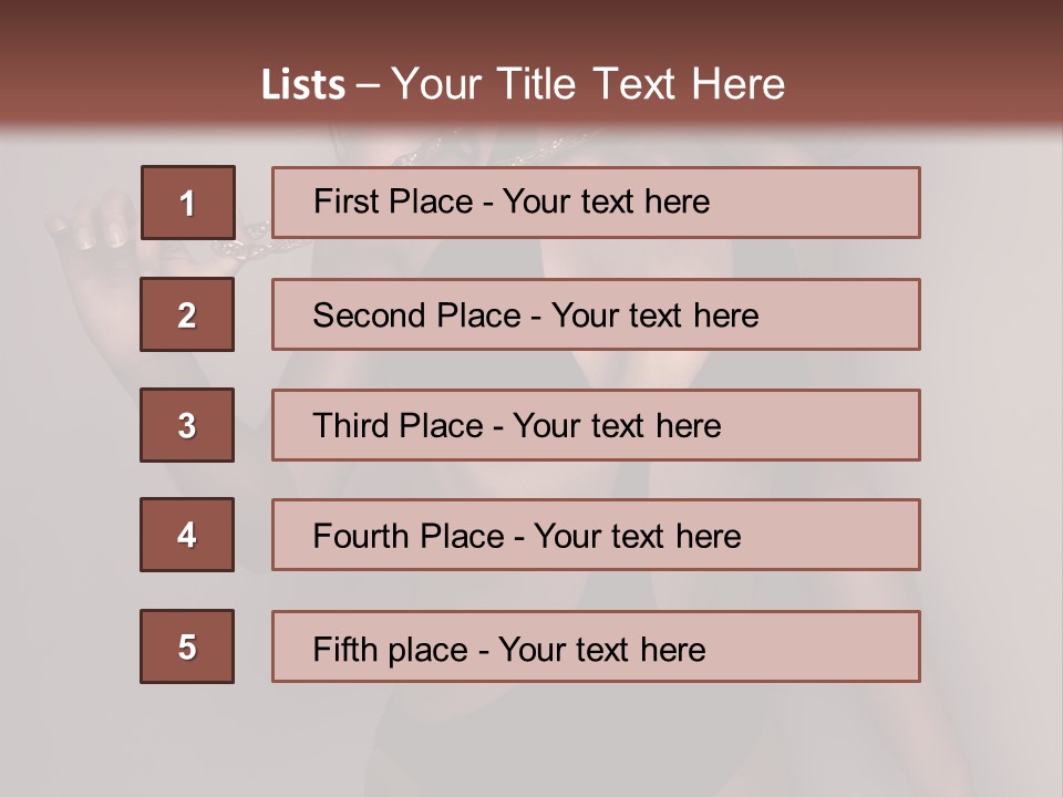 Beauty Girl Suggestive PowerPoint Template