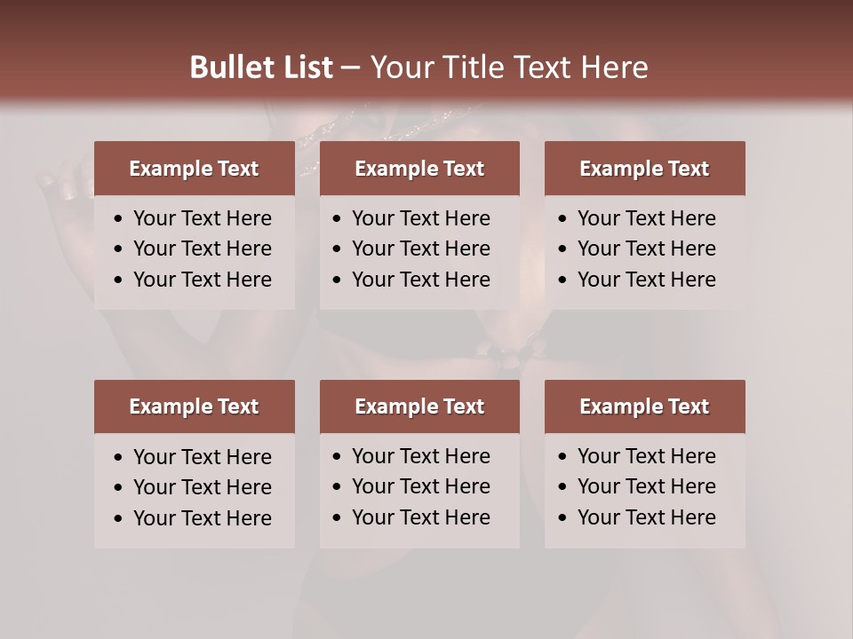 Beauty Girl Suggestive PowerPoint Template