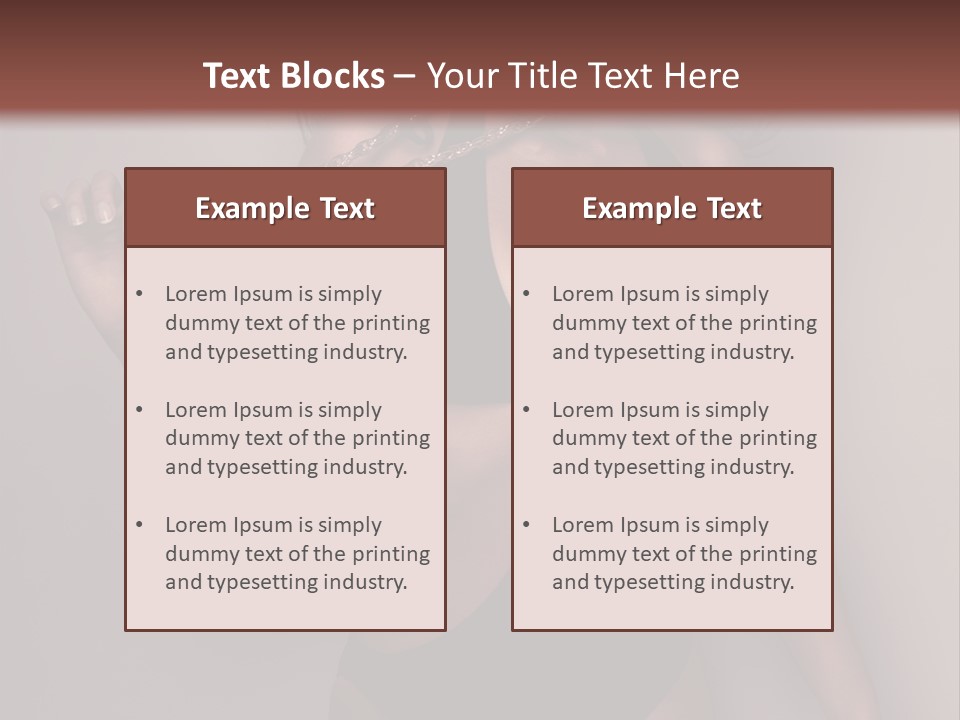 Beauty Girl Suggestive PowerPoint Template