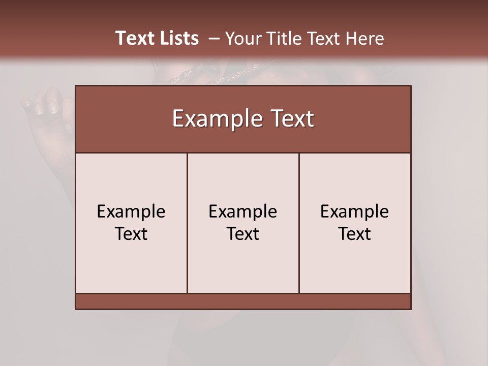 Beauty Girl Suggestive PowerPoint Template
