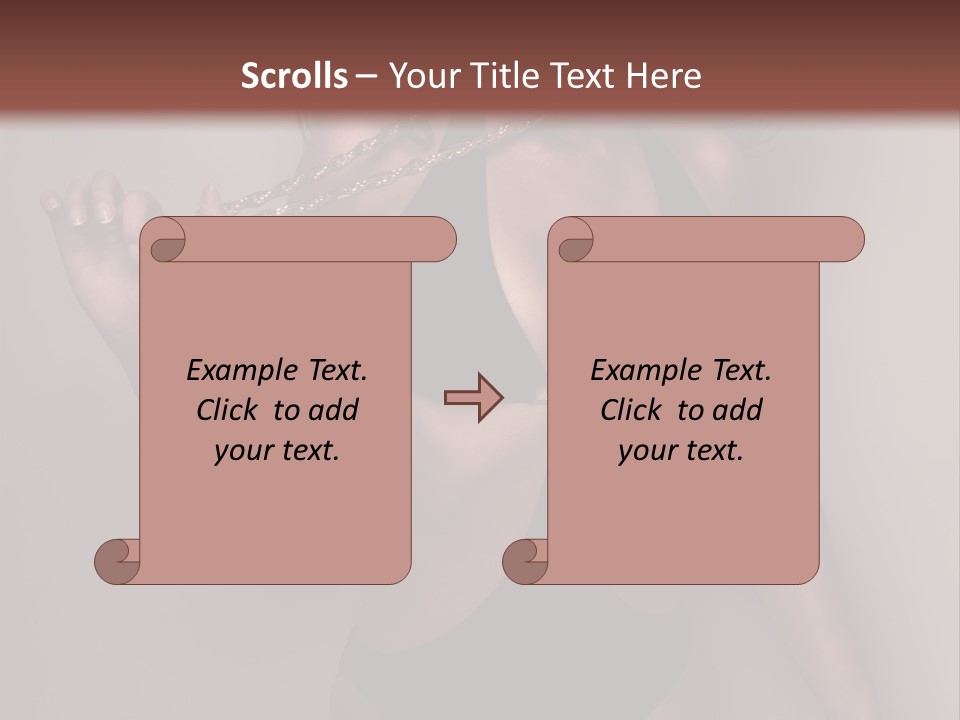 Beauty Girl Suggestive PowerPoint Template