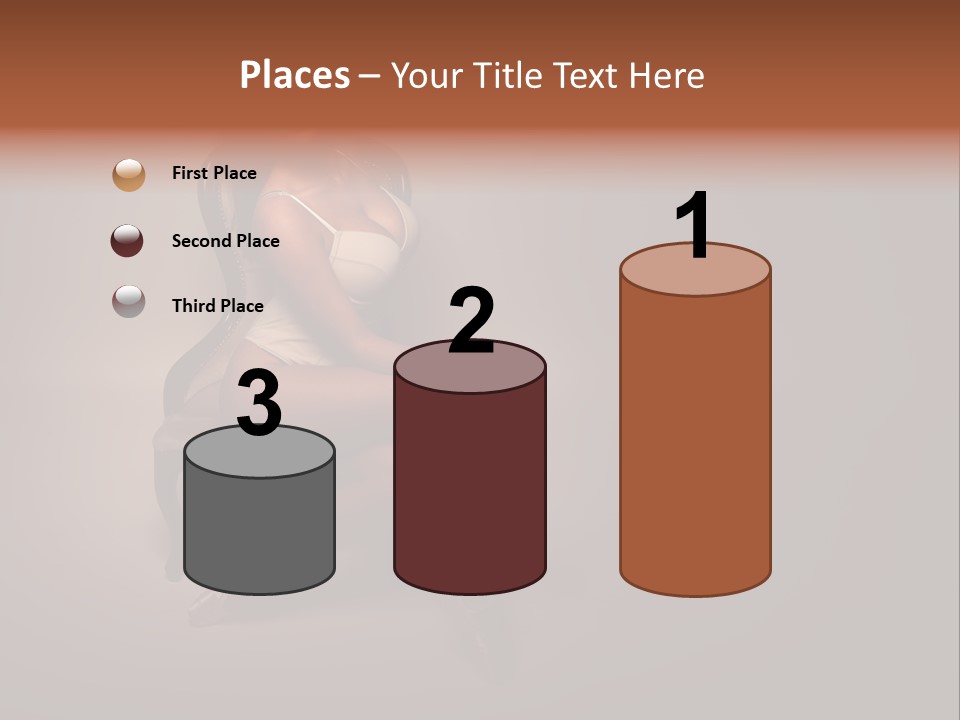 Darkness Curves Ballet PowerPoint Template