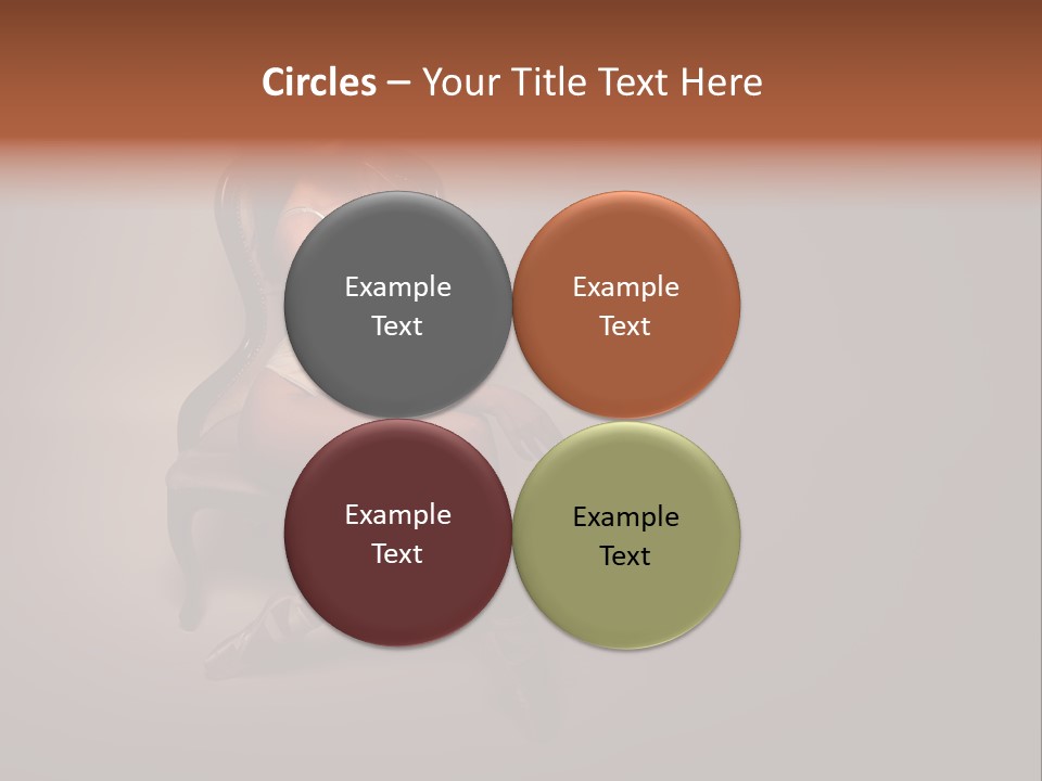 Darkness Curves Ballet PowerPoint Template
