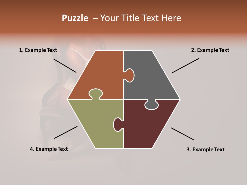 Darkness Curves Ballet PowerPoint Template