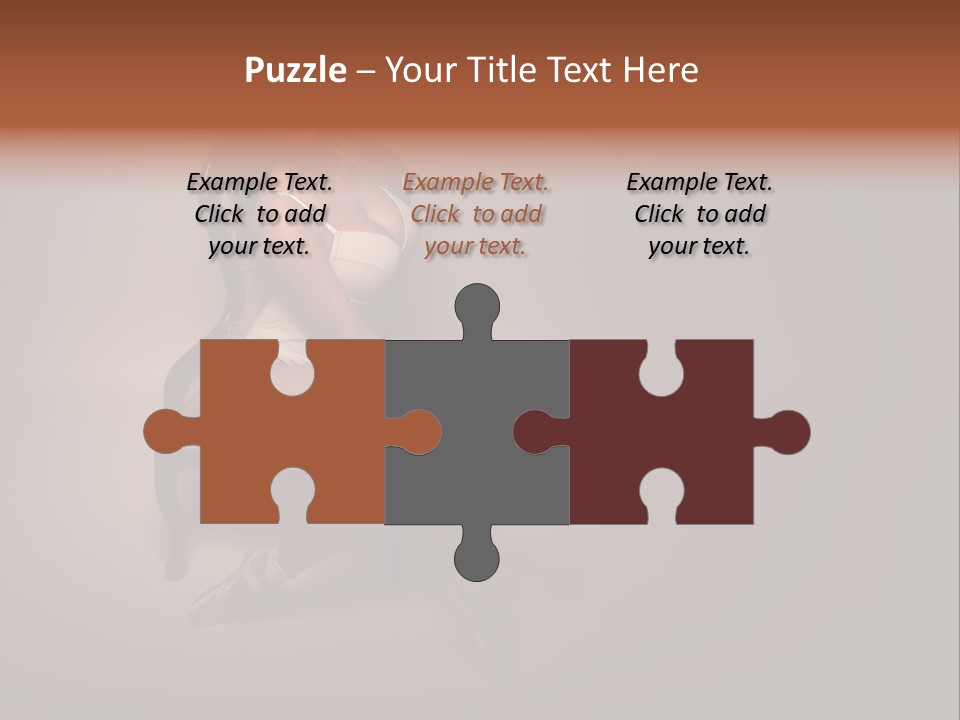 Darkness Curves Ballet PowerPoint Template