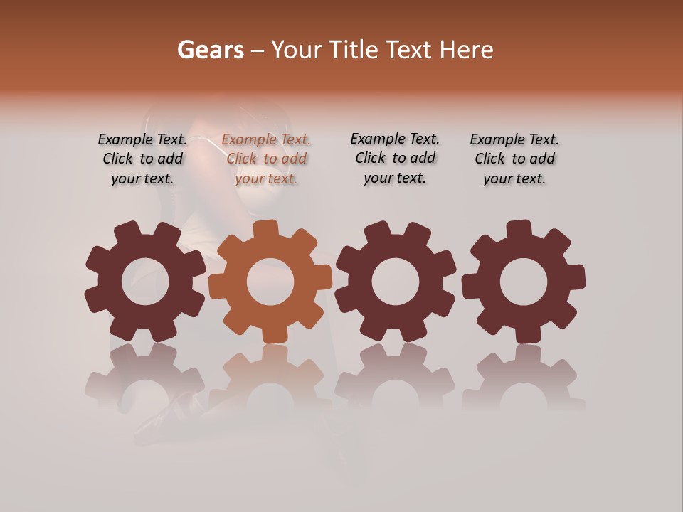 Darkness Curves Ballet PowerPoint Template