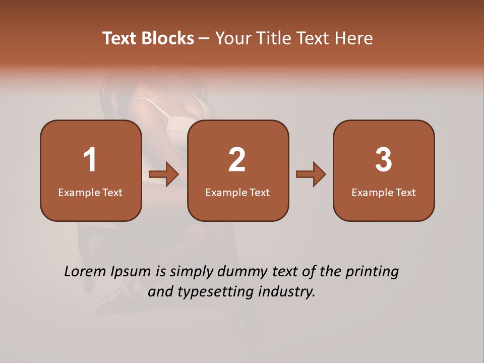 Darkness Curves Ballet PowerPoint Template